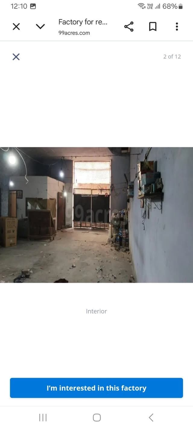Factory for rent